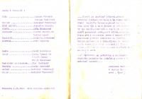 Ostrava, Aureko, Fera - program, 1985