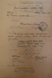 Osík, JDO, volba funkcionářů, 1933