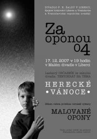 Liberec, Malované opony - plakát, design Martin Taller