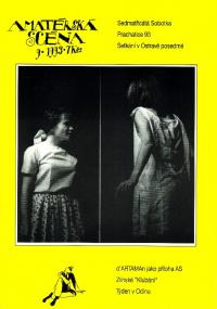Amatérská scéna, titulní strana, 1993/9