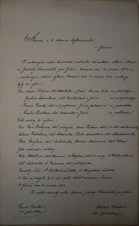 Jičín, Národní jednota severočeská, volba funkcionářů, 1914