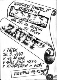 Kynšperk nad Ohří, Závěť - plakát, 1997