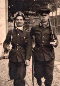 Hostomice, Výpad, František Hrdlička a Karel Semš, 193x