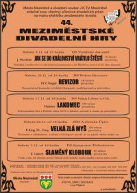 44. meziměstské divadelní hry - plakát, 2007