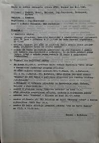 Pardubice, Svaz českých divadelních ochotníků Pardubice, Okresní výbor, Zápisy z jednání, 1971 - 1989