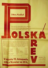 Kolín, Avia, Polská krev - plakát, 1952