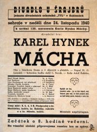 Kukleny, Tyl, Karel Hznek Mácha - plakát, 1940