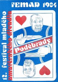 Poděbrady, 12. CP FEMAD, programová brožura, 1984