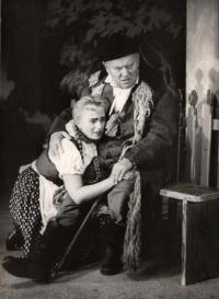 Trhové Sviny, Igla, div. soubor ZV ROH, Maryša, 1962