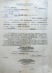 Horní Cerekev, Orel, žádost o povolení představení, 1940