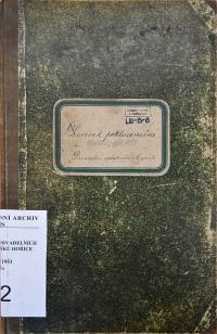 Hořice, JDO, Kniha pokladní, 1885 - 1894