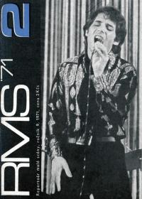 Repertoár malé scény, titulní strana, 1971/2