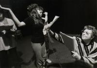 Praha 5, Kurz vedoucích dětských divadelních kolektivů LK SKKS 1989-1990, práce na inscenaci Hry o sv. Dorotě, Žebrák 1989