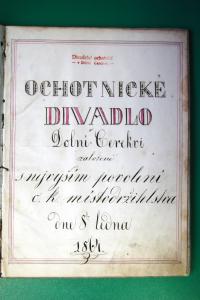 Dolní Cerekev, SDO, spolková kniha 1864 - 1908