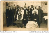 Vinařice, Ochotnické divadlo, Románek na horách, 1944