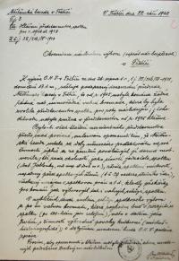 Třebíč, Měšťanská beseda, hlášení o činnosti, 1948