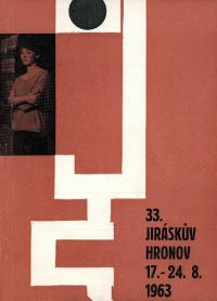 Hronov, NP 33. Jiráskův Hronov, programová brožura, 1963