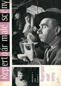 Repertoár malé scény, titulní strana, 1963/5