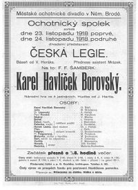 Havlíčkův Brod, SDO, Havlíček Borovský, 1918 
