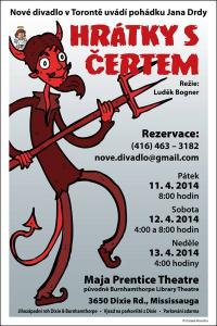 Toronto, Nové divadlo, Hrátky s čertem - plakát, 2014