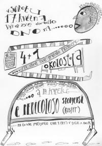 Hradec Králové, DNO, 4 1 okolnosti - plakát.