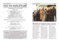 Řevnice, JDO, Noc na Karlštejně - program, 2010