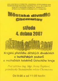 Chomutov, Dětská scéna, programová brožura, 2007