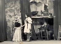 Oponešice, Ochotnické divadlo, Hrátky s čertem, 1954