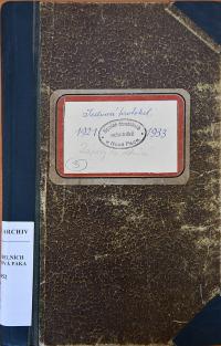 Nová Paka, SDO, Kniha protokolů, 1921 - 1933