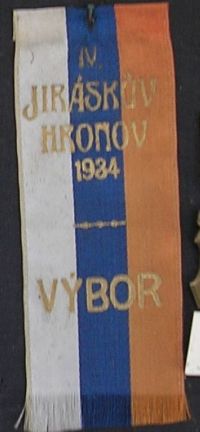 JH 1934, stuha pro členy výboru
