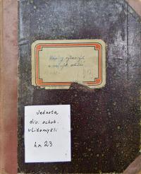 Litomyšl, Jednota divadelních ochotníků, Zápisy ze schůzí, 1941 - 1954