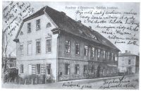 Broumov, Seidlův hostinec,české divadlo, pohlednice