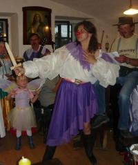 Mečov, rodinné divadlo, Svatba Cyranina, Tallerová souboj, 2009