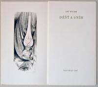 Jiří Wolker: Déšť a sníh, grafická úprava Dušan Janoušek, WP 1968