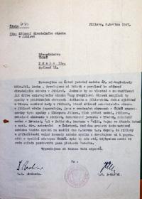 Jihlava, Klicpera, korespondence spolku, vznik nového divadelního okrsku, 1947