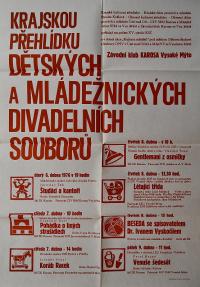 Hradec Králové, Krajské kulturní středisko, Impuls, Vysoké Mýto, KP dětských a mládežnických divadelních souborů, 1976