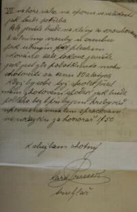 Velvary, Tyl, rozpočet stavby jeviště, s 2, 1891