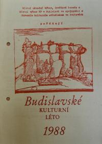 Budislav, Budislavské kulturní léto - program, 1988