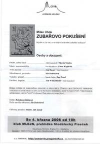 Praha, Marvin, Zubařovo pokušení