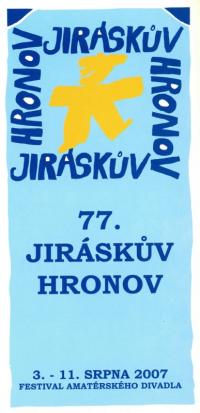 Hronov, CP 77. Jiráskův Hronov, programová brožura, 2007