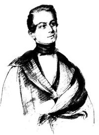 Josef Kajetán Tyl *1808 +1856, dle rytiny Hynka Leichtnera.