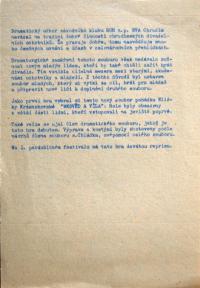 Pardubice, I. pardubický festival Dětských divadelních her, program festivalu, 1958