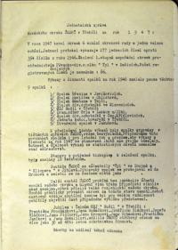 Třebíč, Horácký okrsek ÚMDOČ, Kniha protokolů 1946–1949