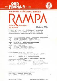 Rampa, plakát, duben 1989