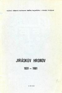 Hronov, Jiráskův Hronov, 1931–1981, bibliografie, 1982
