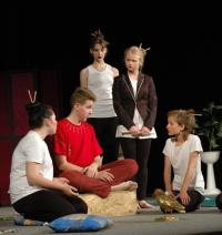 Velká Bystřice, Meče a přeslice, Slavík, KP Hanácký divadelní máj Němčice nad Hanou 2015