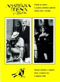 Amatérská scéna, titulní strana, 1992/7