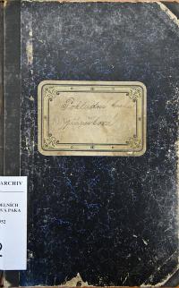 Nová Paka, SDO, Pokladní kniha příspěvková, 1895 - 1925