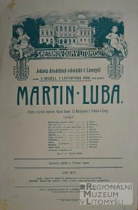 Litomyšl, JDO, Martin Luba - plakát, 1908