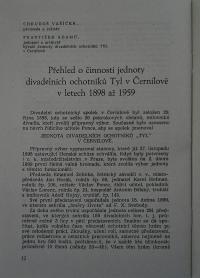 Černilov, Tyl, Kniha plakátů a výstřižků, 1919 - 1960